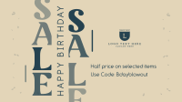 Hooray Birthday Promo Facebook event cover Image Preview