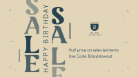 Hooray Birthday Promo Facebook event cover Image Preview