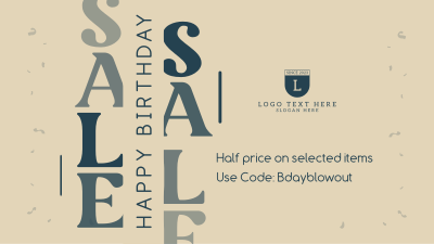 Hooray Birthday Promo Facebook event cover Image Preview