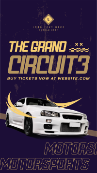 Grand Circuit Facebook Story Design