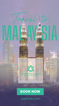 Travel to Malaysia Instagram reel Image Preview