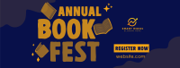 Annual Book Event Facebook cover Image Preview