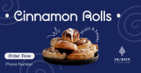 Quirky Cinnamon Rolls Facebook ad Image Preview