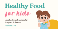 Healthy Recipes for Kids Twitter Post Image Preview