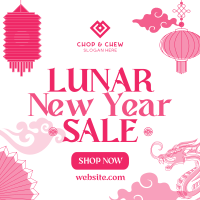 Lunar New Year Sale Instagram post Image Preview