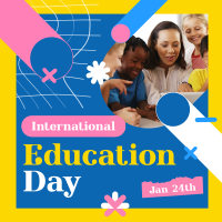 Happy Educacation Day  Instagram post Image Preview
