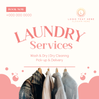 Dry Cleaning Service Instagram post Image Preview
