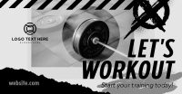 Start Gym Training Facebook Ad Design