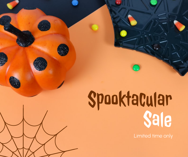 Spooktakular Sale Facebook Post Design Image Preview