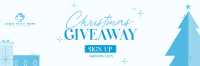 Christmas Holiday Giveaway Twitter header (cover) Image Preview