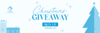 Christmas Holiday Giveaway Twitter Header Design