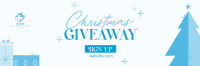 Christmas Holiday Giveaway Twitter Header Image Preview