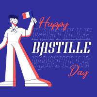 Hey Hey It's Bastille Day Linkedin Post Image Preview