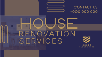 Geometric Blocks House Renovation Facebook event cover Image Preview