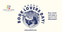 Book Lovers Day Sale Facebook Ad Design