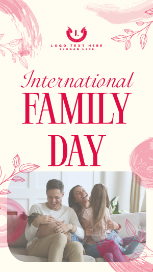 Floral Family Day Facebook story Image Preview