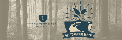 Restore Our Earth Twitter header (cover) Image Preview