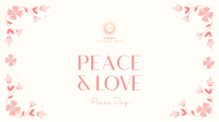 Floral Peace Day Facebook event cover Image Preview