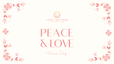 Floral Peace Day Facebook event cover Image Preview