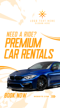 Premium Car Rentals Facebook Story Design