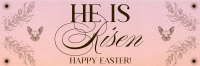 Rustic Easter Sunday Twitter Header Design