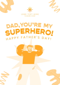 Father's Day Scribble Flyer Design