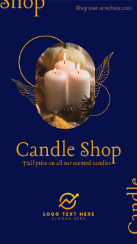 Candle Discount Instagram Story Design