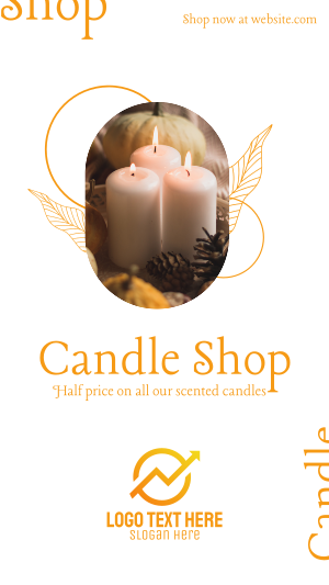 Candle Discount Instagram story