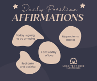 Affirmations To Yourself Facebook post Image Preview