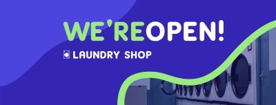 Laundry Shop Facebook cover Image Preview