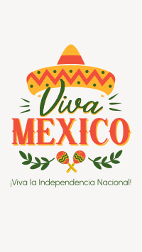 Mexico Independence Day YouTube Short Design