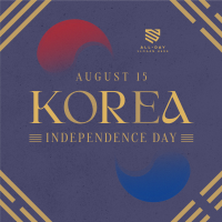 Korea Independence Day Instagram Post Image Preview