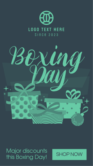 Boxing Day Presents Instagram story Image Preview