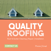 Trusted Quality Roofing Instagram Post Design
