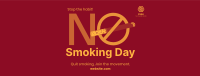 Stop Smoking Today Facebook Cover Design