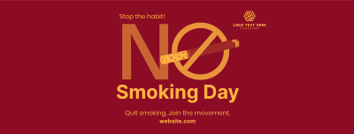 Stop Smoking Today Facebook cover Image Preview