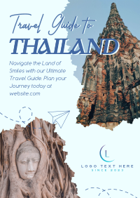 Thailand Travel Guide Poster Design