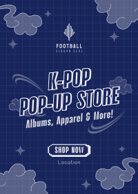 Kpop Pop-Up Store Poster Design