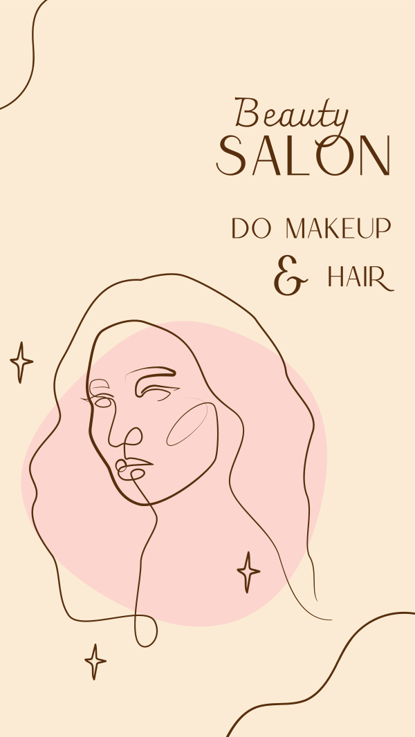 Beauty Salon Branding Facebook Story Design Image Preview
