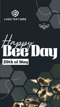 Happy Bee Day YouTube Short Image Preview