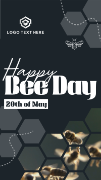 Happy Bee Day YouTube short Image Preview