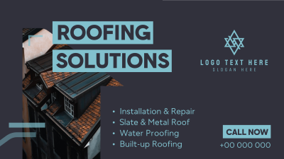 Roofing Solutions Facebook event cover Image Preview