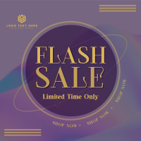 Flash Sale Discount Instagram Post Design