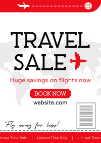 Travel Agency Sale Poster Design