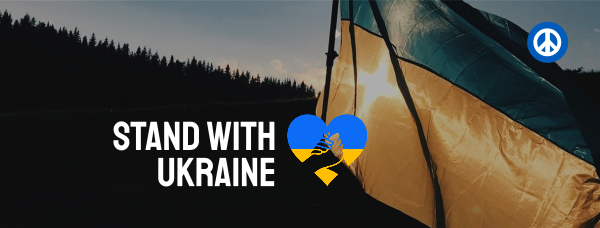Stand with Ukraine Facebook Cover Design