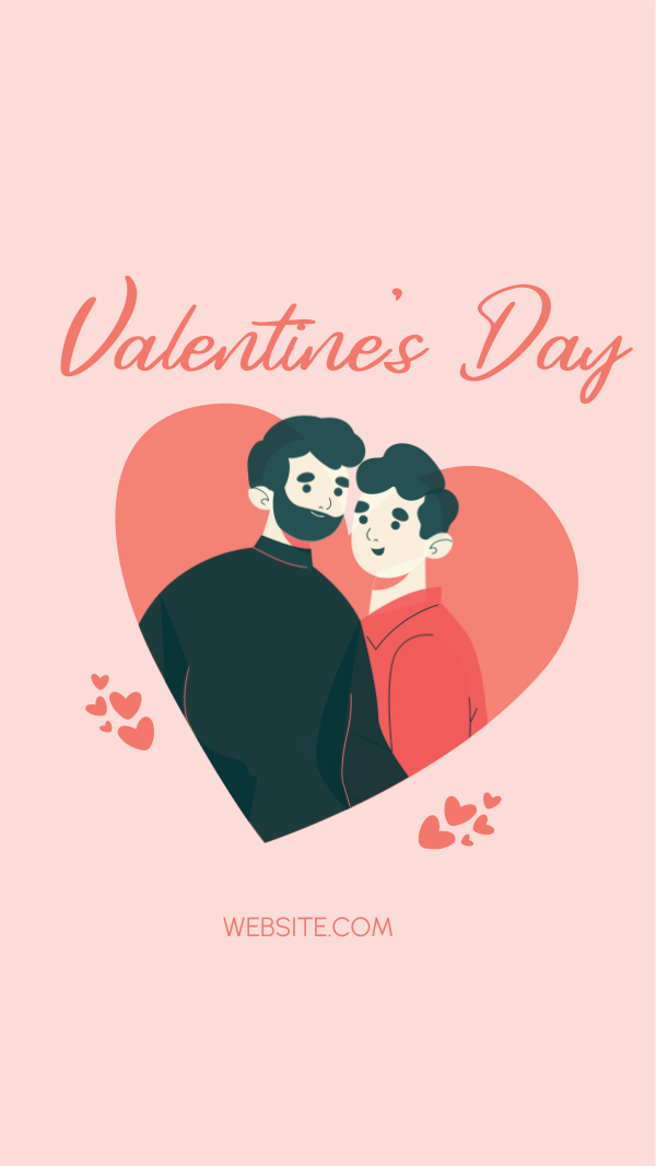 Valentine Couple Instagram Story Design Image Preview