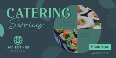 Food Catering Services Twitter post Image Preview