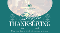 Elegant Thanksgiving Greeting Animation Design