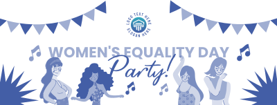 Party for Women's Equality Facebook cover Image Preview