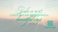 Rest Daily Reminder Quote Facebook event cover Image Preview